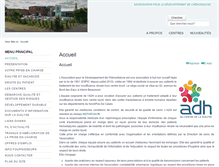 Tablet Screenshot of adh-asso.info
