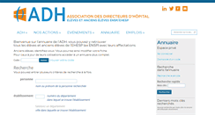 Desktop Screenshot of annuaire.adh-asso.org