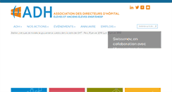 Desktop Screenshot of adh-asso.org